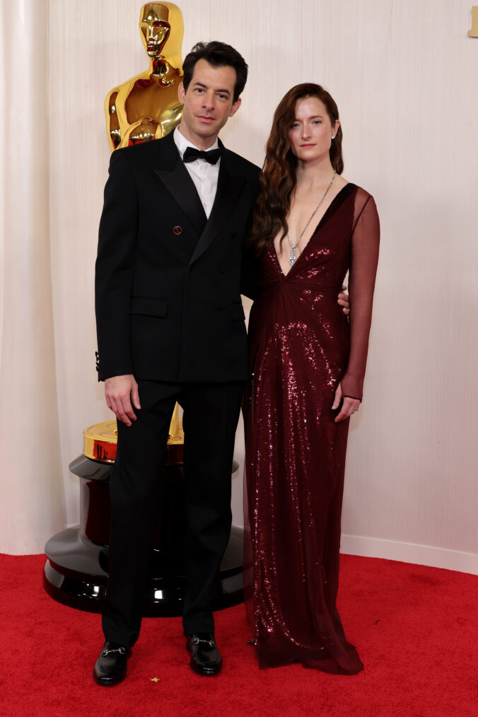 Mark Ronson and Grace Gummer attend the 96th Annual Academy Awards