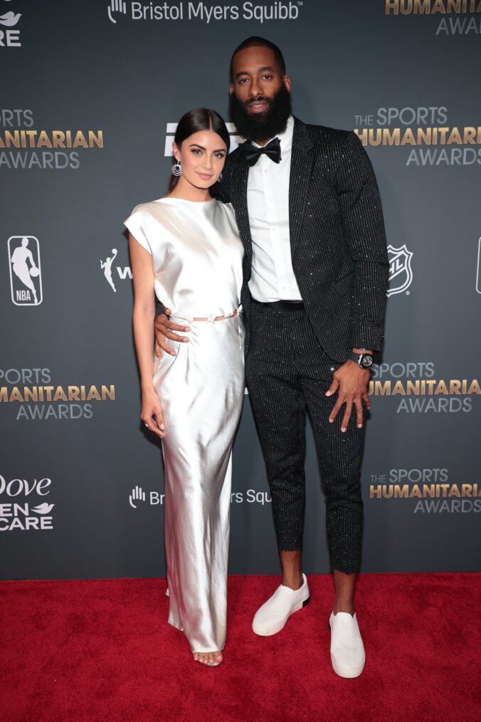 Rachael Kirkconnell and Matt James attend the 2021 Sports Humanitarian Awards on July 12, 2021 in New York City.