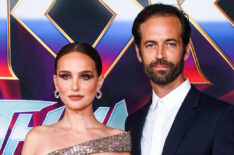 Natalie Portman and Benjamin Millepied at the 'Thor: Love And Thunder' premiere