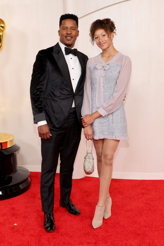 Nate Parker and BIA attend the 96th Annual Academy Awards