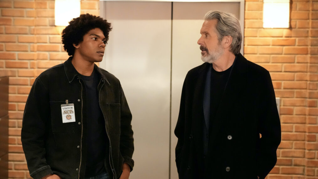 Spence Moore II as Jared Vance and Gary Cole as Alden Parker — 'NCIS' Franchise Episode 1000