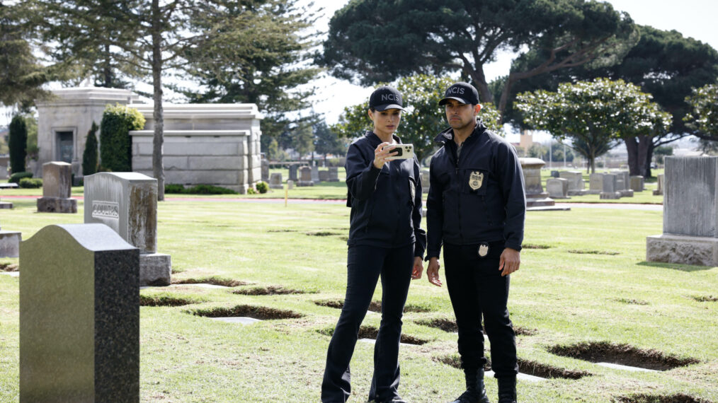 Katrina Law as Jessica Knight and Wilmer Valderrama as Nicholas 'Nick' Torres — 'NCIS' Franchise Episode 1000