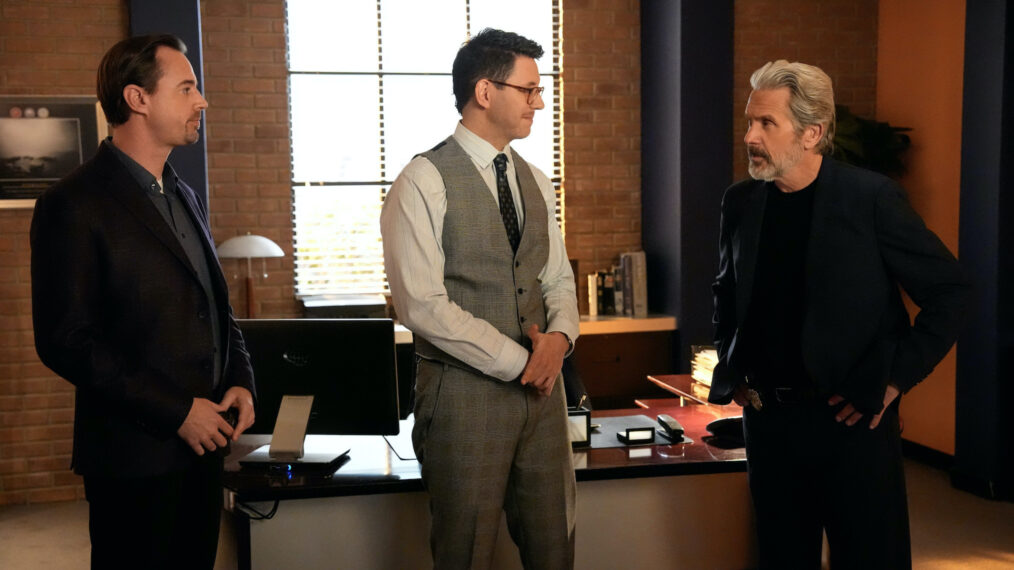 Sean Murray as Timothy McGee and Gary Cole as Alden Parker — 'NCIS' Franchise Episode 1000