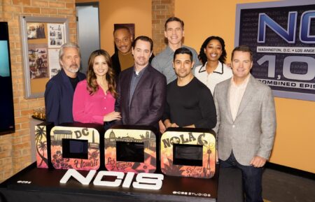 Gary Cole, Katrina Law, Rocky Carroll, Sean Murray, Brian Dietzen, Wilmer Valderrama, Diona Reasonover, and Chris O’Donnell — 'NCIS' 1,000th Franchise Celebration