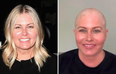 Nicole Eggert shaves her head