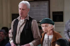 Brent Spiner as Bob Wheeler, Annie O'Donnell as June Wheeler in 'Night Court' Season 2 Episode 11