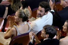 Emily Blunt, John Krasinski, and Cillian Murphy in the audience during the 96th Annual Academy Awards at Dolby Theatre on March 10, 2024 in Hollywood, California.