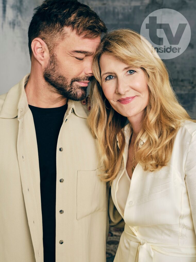 'Palm Royale's Ricky Martin and Laura Dern for TV Insider at TCA