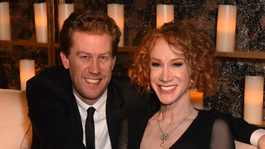 Randy Bick and Kathy Griffin at Emmys