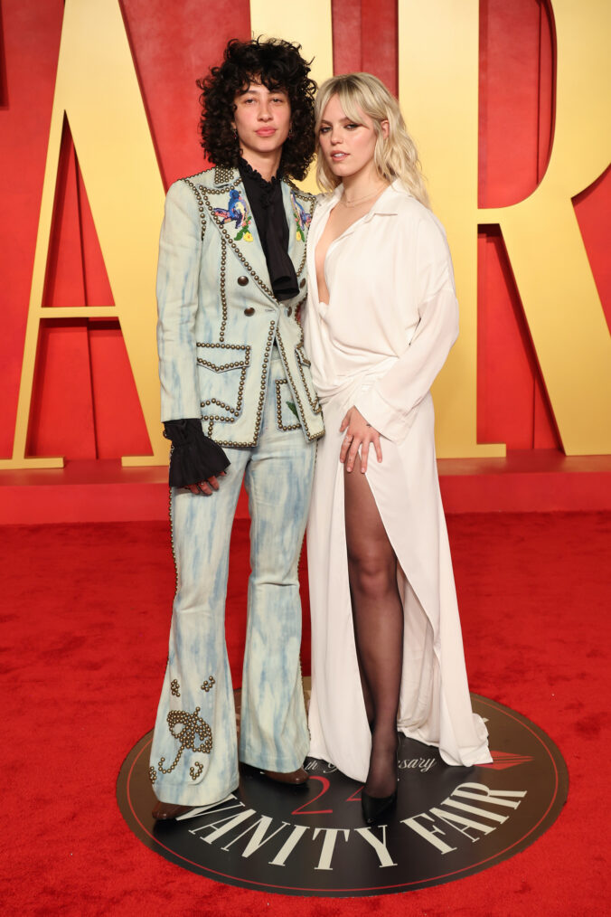 Reneé Rapp and Towa Bird at the Vanity Fair Oscar Party