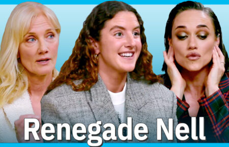 Joely Richardson, Louisa Harland, and Alcie Kremelberg 'Renegade Nell' TV Insider interview