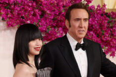 Riko Shibata and Nicolas Cage attend the 96th Annual Academy Awards