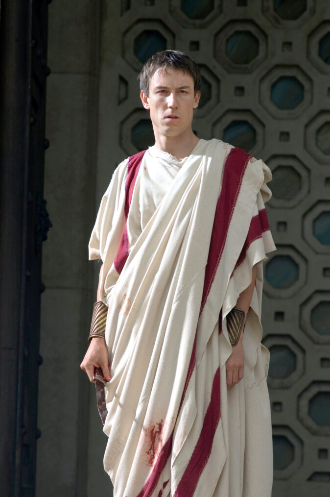 Tobias Menzies as Marcus Junius Brutus in Rome
