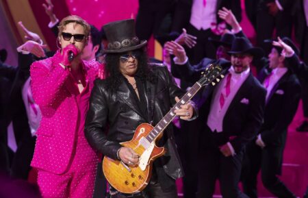 Ryan Gosling and Slash at the 2024 Oscars