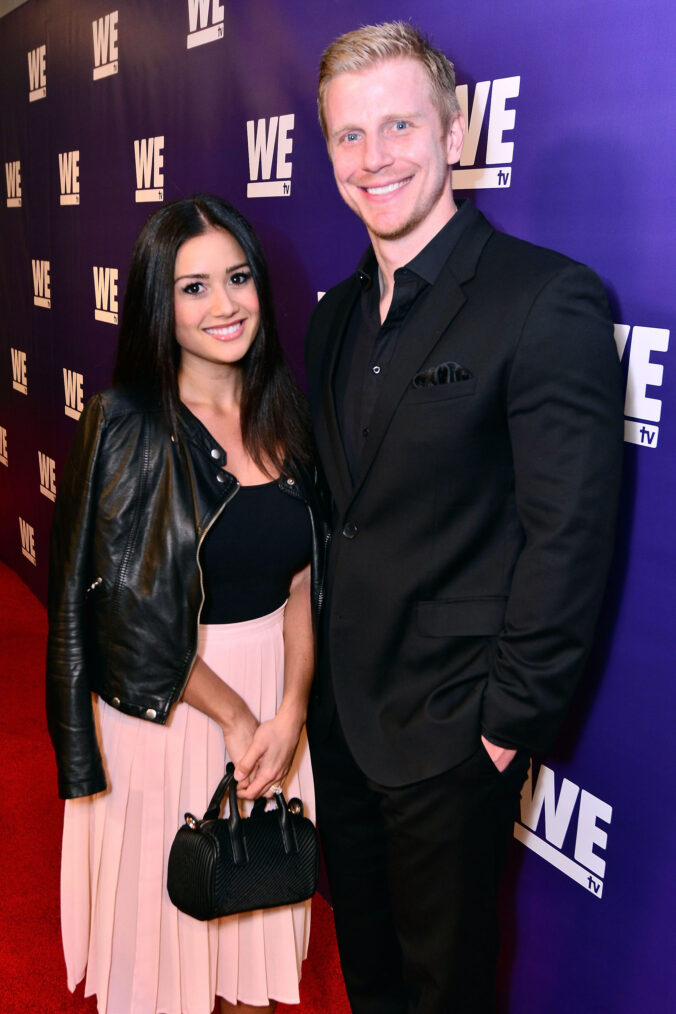 Catherine Giudici and Sean Lowe attend WE Tv Presents: The Evolution of Relationship Reality Shows at The Paley Center For Media on March 19, 2015