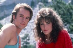 Shaun Cassidy and Robyn Bernard in General Hospital