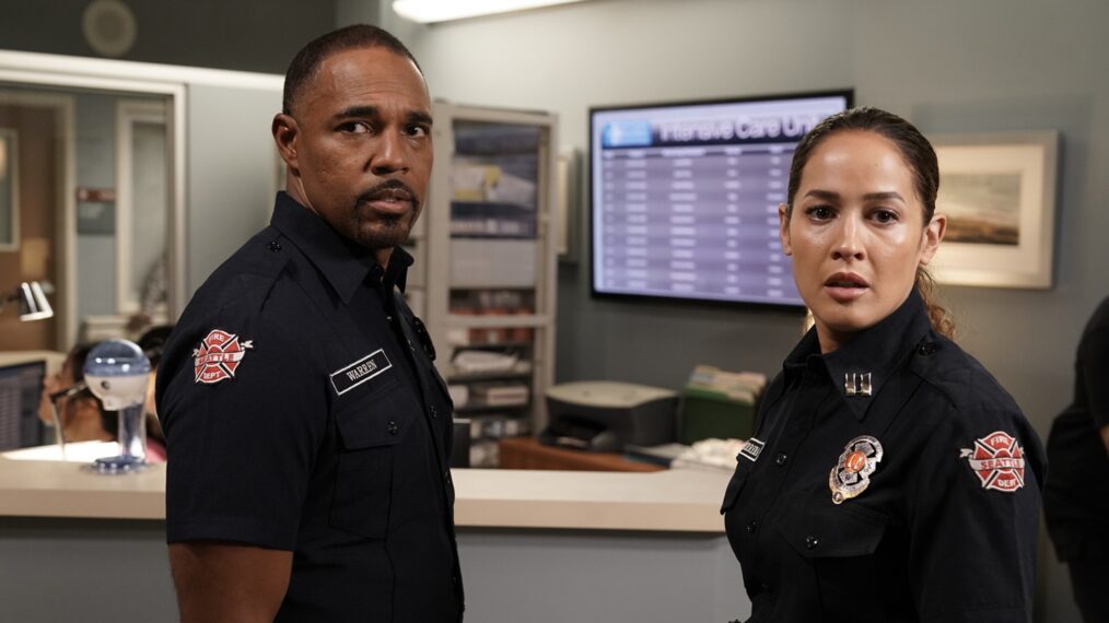 Jason George and Jaina Lee Ortiz for 'Station 19'