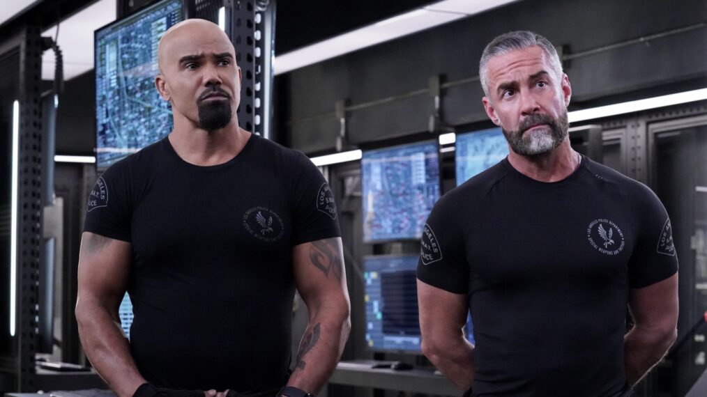 Shemar Moore as Daniel 'Hondo' Harrelson and Jay Harrington as David 