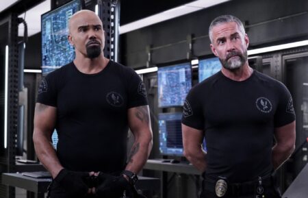 Shemar Moore as Daniel 'Hondo' Harrelson and Jay Harrington as David 