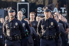 Jay Harrington as David 'Deacon' Kay, David Lim as Victor Tan — 'S.W.A.T.' Season 7 Episode 7