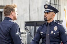 Kenneth 'Kenny' Johnson as Dominique Luca and Shemar Moore as Daniel 'Hondo' Harrelson — 'S.W.A.T.' Season 7 Episode 7