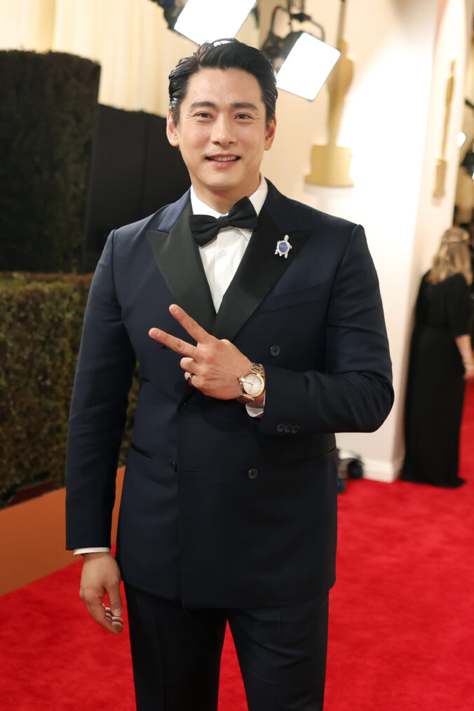 Teo Yoo attends the 96th Annual Academy Awards