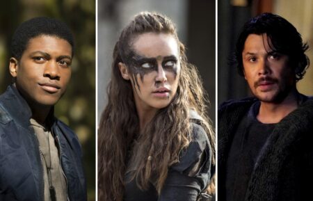 Eli Goree, Alycia Debnam-Carey, and Bob Morley — 'The 100'