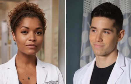 Antonia Thomas (L) and Brandon Larracuente (R) for 'The Good Doctor'