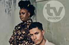 Bria Henderson and Chuku Modu of 'The Good Doctor' in TV Insider/TV Guide Magazine's TCA Winter Press Tour 2024 photo studio