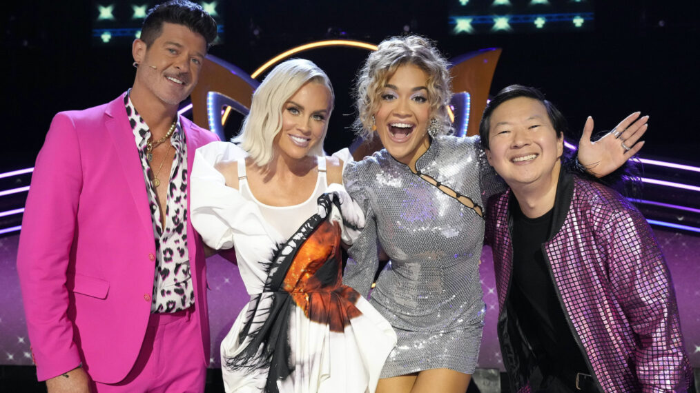 Robin Thicke, Jenny McCarthy-Wahlberg, Rita Ora and Ken Jeong — 'The Masked Singer' Season 11