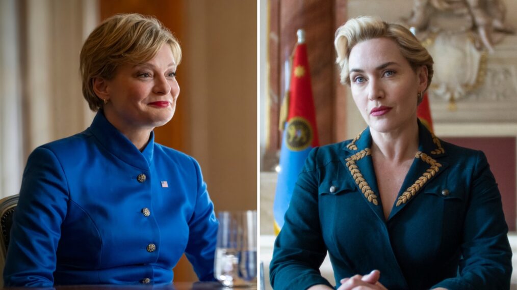 Martha Plimpton (L) and Kate Winslet (R) in 'The Regime'