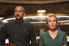 Matthias Schoenaerts and Kate Winslet in 'The Regime'