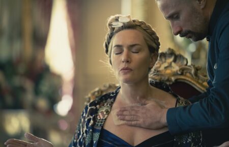 Kate Winslet and Matthias Schoenaerts in HBO's 'The Regime'