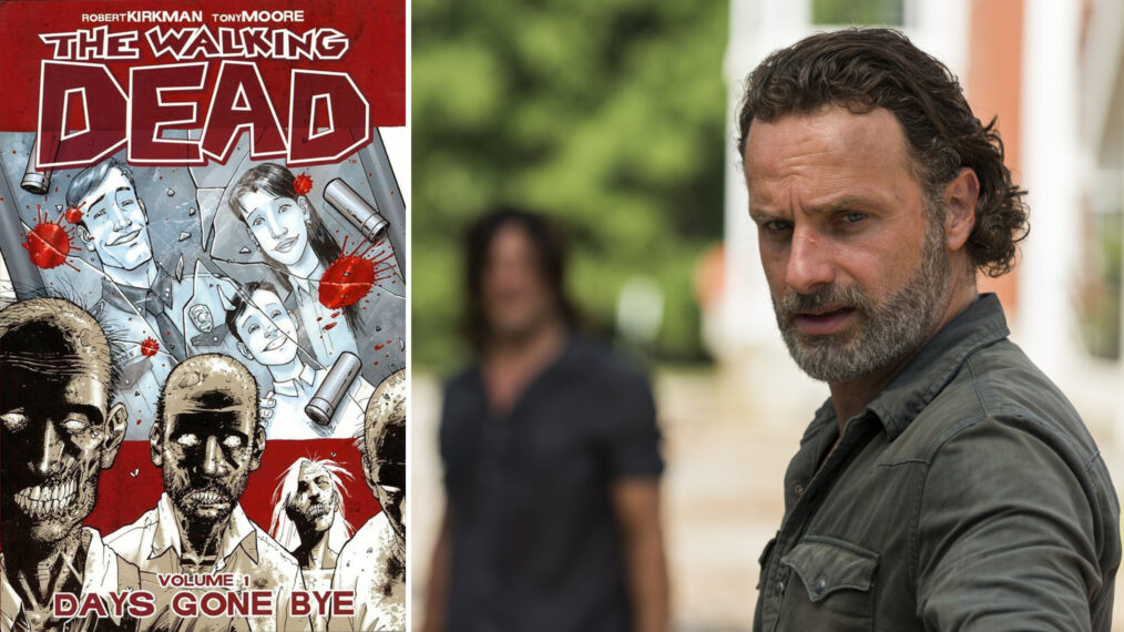 'The Walking Dead - Volume 1: Days Gone Bye' book, Andrew Lincoln as Rick Grimes in 'The Walking Dead'