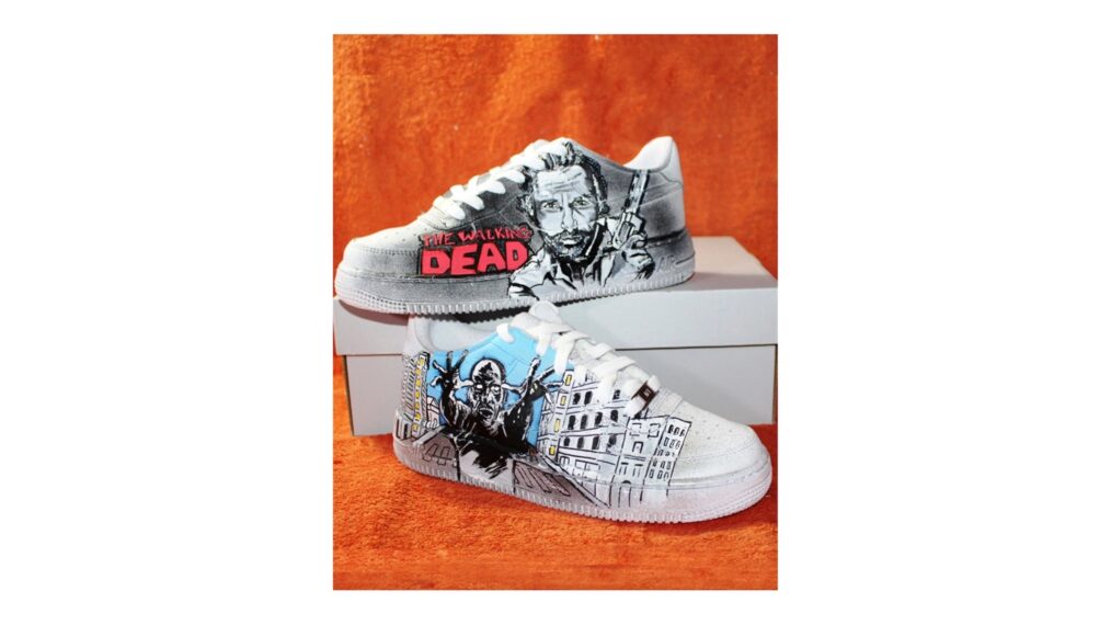 'The Walking Dead' custom Air Force 1 sneakers