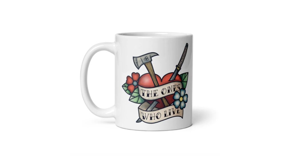 'The Walking Dead: The Ones Who Live' heart mug