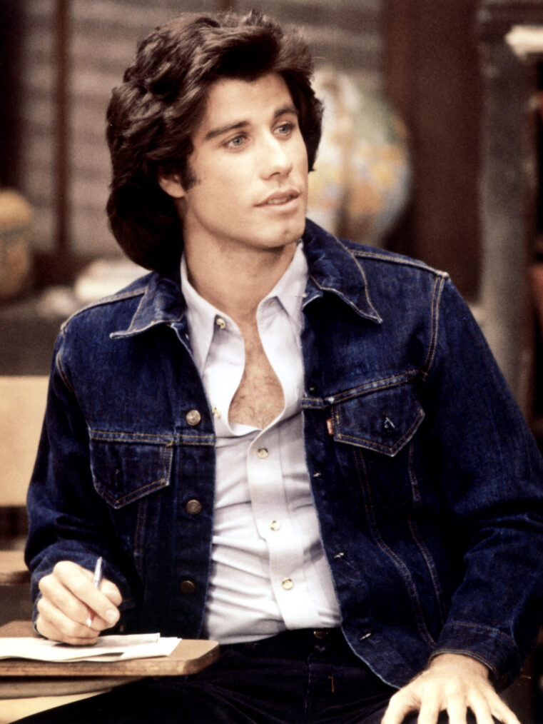 John Travolta as Vinnie Babarino in 'Welcome Back, Kotter'