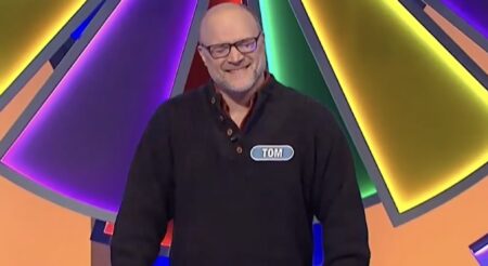 Contestant Tom on Wheel of Fortune