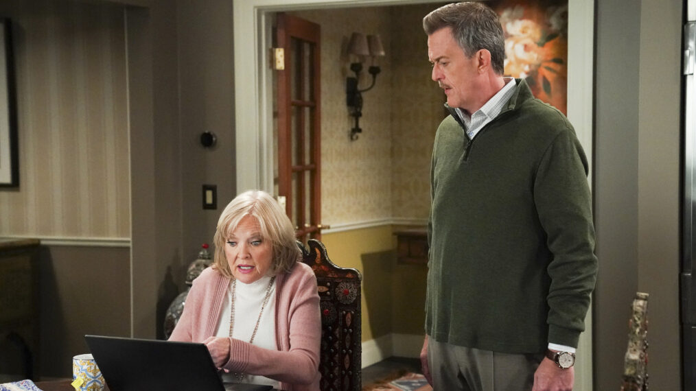 Christine Ebersole as Dottie and Billy Gardell as Bob in 'Bob Hearts Abishola' finale