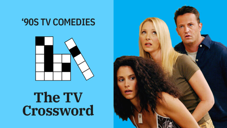 90s TV Comedies Crossword Header