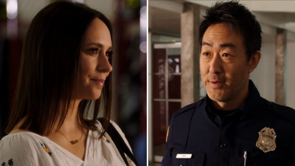 Jennifer Love Hewitt as Maddie and Kenneth Choi as Chimney in '9-1-1' Season 2 Episode 11 “New Beginnings”
