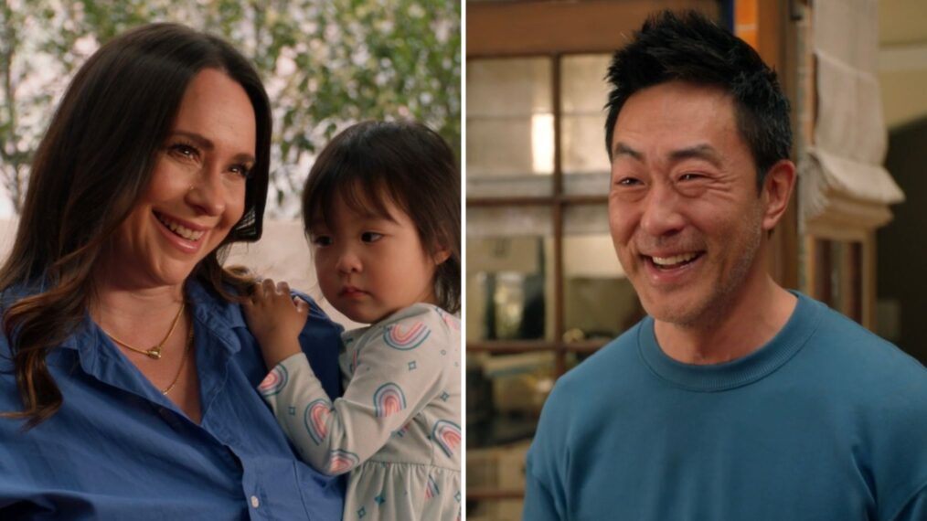 Jennifer Love Hewitt as Maddie and Kenneth Choi as Chimney in '9-1-1' Season 6 Episode 17 “Love Is in the Air”