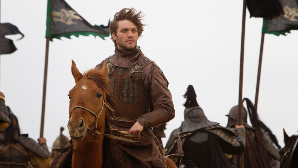 Lorenzo Richelmy on horseback in Marco Polo