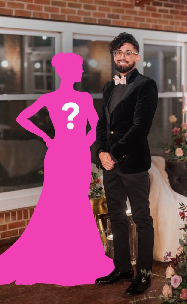Michael with his mystery bride for Married at First Sight Season 17