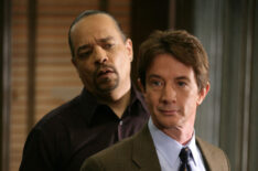 Ice-T as Detective Odafin 'Fin' Tutuola , Martin Short as Sebastian Ballentine / Henry Palaver in SVU