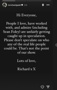 Richard Gadd Instagram Story