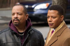 Ice-T as Det. Odafin 'Fin' Tutuola, Terrence Howard as ADA Jonah 'Joe' Dekker in SVU