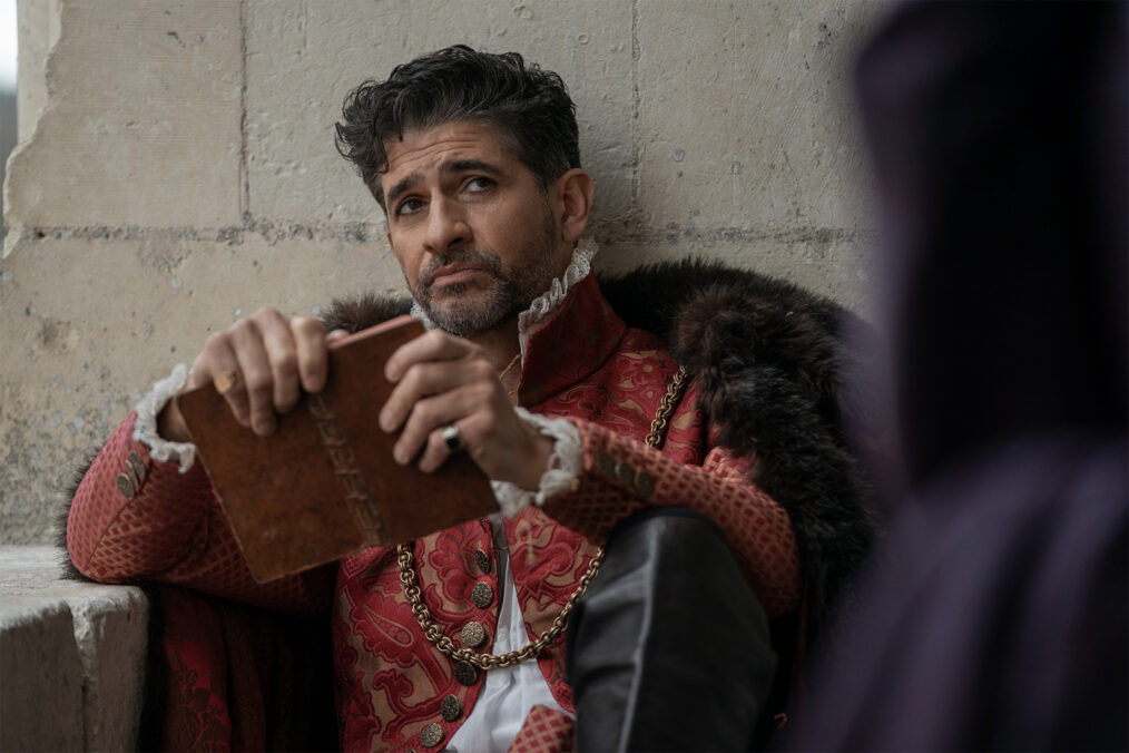 Raza Jaffrey as Francois de Guise in 'The Serpent Queen' Season 2