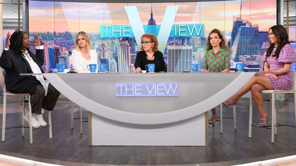 'The View' hosts Whoopi Goldberg, Sara Haines, Joy Behar, Sunny Hostin, and Alyssa Farah Griffin