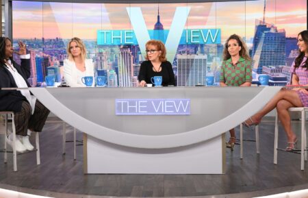 'The View' hosts Whoopi Goldberg, Sara Haines, Joy Behar, Sunny Hostin, and Alyssa Farah Griffin